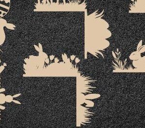 Intra απο ξύλο plywood 3mm-4mm πάχος 6 Πασχαλινή γωνιακή δέσμη κοπής με λέιζερ Δίασταση 15x15 cm INTRAFABR-114273773