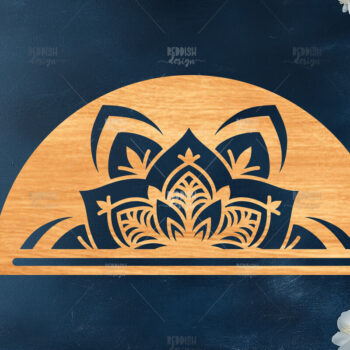 Intra απο ξύλο plywood 3mm-4mm πάχος 6 Macrame Holder Cut  Δίασταση 15x15 cm INTRAFABR-119592127 - Image 4