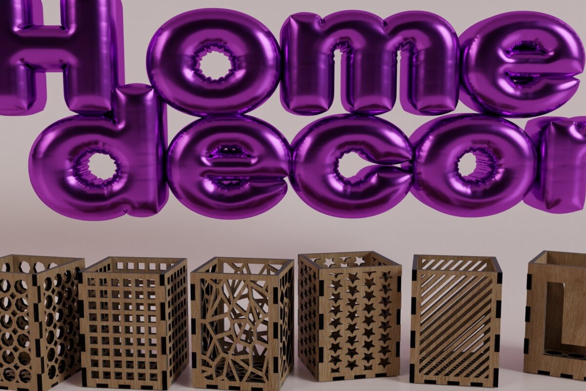 Intra απο ξύλο plywood 3mm-4mm πάχος 6 Μοντέρνα σχέδια επιτραπέζιας λάμπας κοπής με λέιζερ Δίασταση 15x15 cm INTRAFABR-113816709