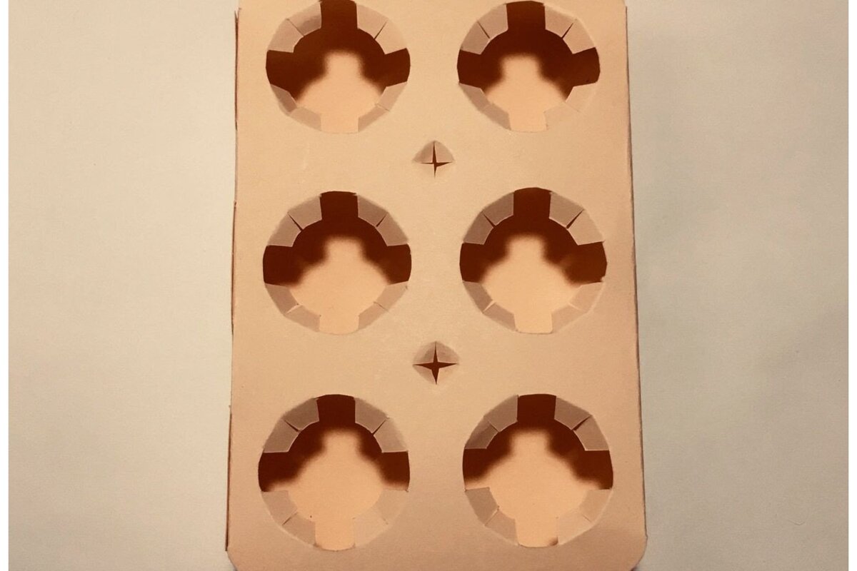 Intra απο ξύλο plywood 3mm-4mm πάχος 6 θήκη συσκευασίας Δίασταση 15x15 cm INTRAFABR-33090785 - Image 3