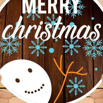 Intra απο ξύλο plywood 3mm-4mm πάχος 6 Στρογγυλή δέσμη Χριστουγεννιάτικων πινακίδων Δίασταση 15x15 cm INTRAFABR-37825338 - Image 2