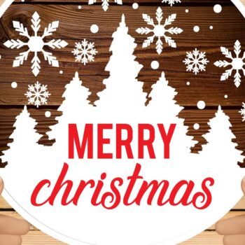 Intra απο ξύλο plywood 3mm-4mm πάχος 6 Στρογγυλή δέσμη Χριστουγεννιάτικων πινακίδων Δίασταση 15x15 cm INTRAFABR-37825338 - Image 6