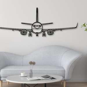Intra απο ξύλο plywood 3mm-4mm πάχος 737-800 OF Aircraft Silhouette Δίασταση 15x15 cm INTRAFABR-109755269
