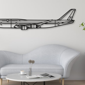 Intra απο ξύλο plywood 3mm-4mm πάχος 747 Airplane Silhouette Δίασταση 15x15 cm INTRAFABR-109755258
