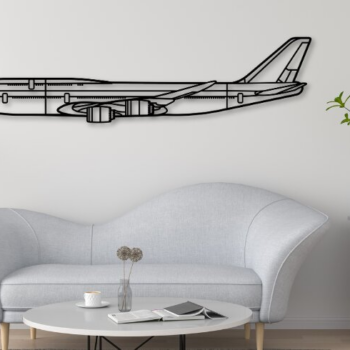 Intra απο ξύλο plywood 3mm-4mm πάχος 747 Airplane Silhouette Δίασταση 15x15 cm INTRAFABR-109755258 - Image 1