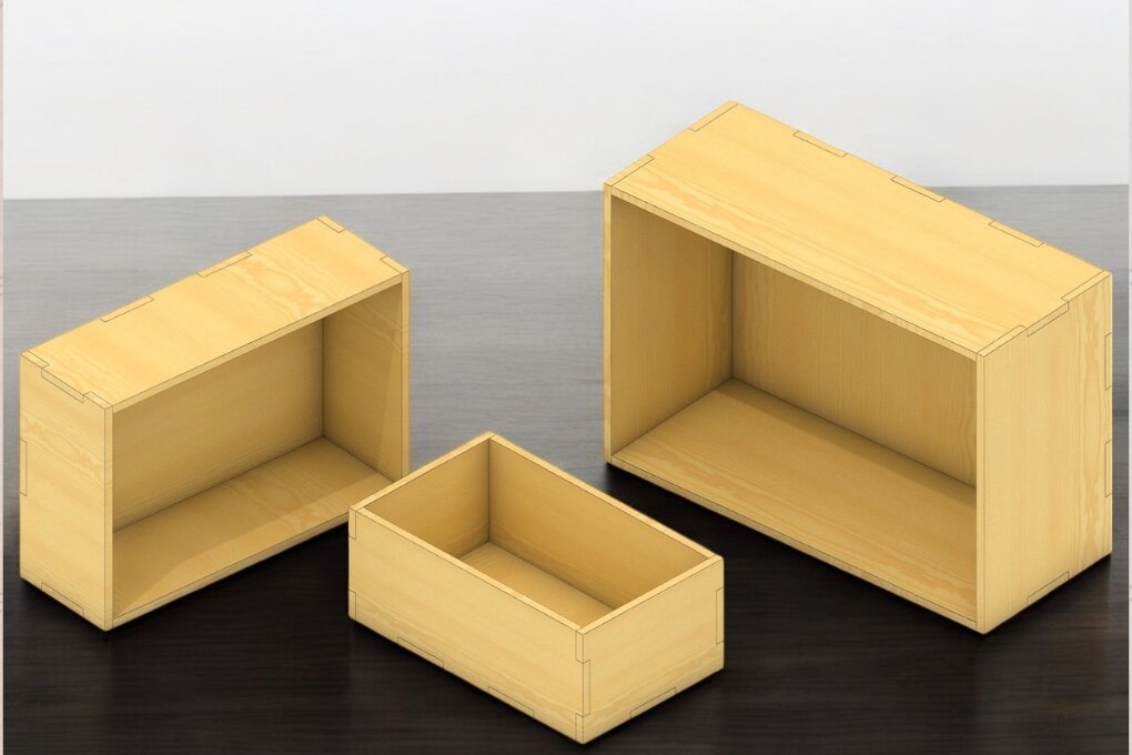 Intra απο ξύλο plywood 3mm-4mm πάχος 9 Πρότυπα σχεδίασης κουτιού 244 Δίασταση 15x15 cm INTRAFABR-118634211 - Image 1