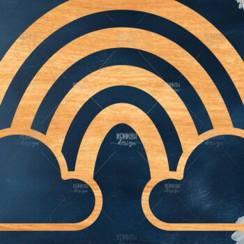 Intra απο ξύλο plywood 3mm-4mm πάχος 9 Στήριγμα Macrame Rainbow Cut  Δίασταση 15x15 cm INTRAFABR-119877910 - Image 8