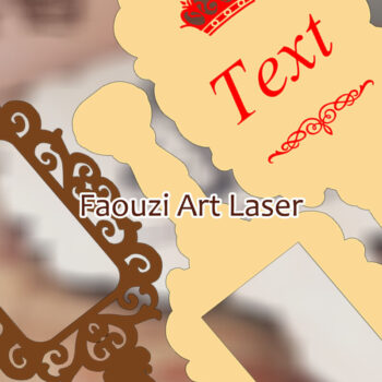 Intra απο ξύλο plywood 3mm-4mm πάχος A Personalized Handheld Mirror, Δίασταση 110x110 cm INTRAFABR-108364242 - Image 4