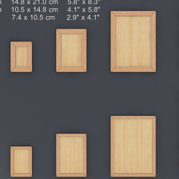 Intra απο ξύλο plywood 3mm-4mm πάχος Μεγέθη A3-A4-A5-A6-A7 Πλαίσιο Δίασταση 30x20 cm INTRAFABR-64956136 - Image 1