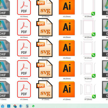 Intra απο ξύλο plywood 3mm-4mm πάχος Μεγέθη A3-A4-A5-A6-A7 Πλαίσιο Δίασταση 30x20 cm INTRAFABR-64956136 - Image 5