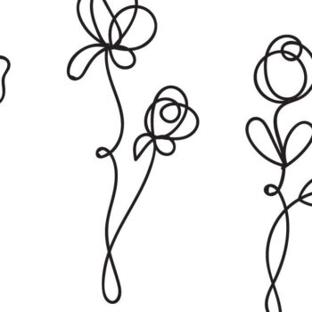 Intra απο ξύλο plywood 3mm-4mm πάχος Αφηρημένο σχέδιο λουλουδιών Δίασταση 15x15 cm INTRAFABR-90928203 - Image 1