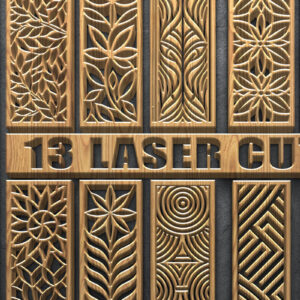 Intra απο ξύλο plywood 3mm-4mm πάχος Abstract & Floral  Panel Δίασταση 3600x5400 cm INTRAFABR-122881905