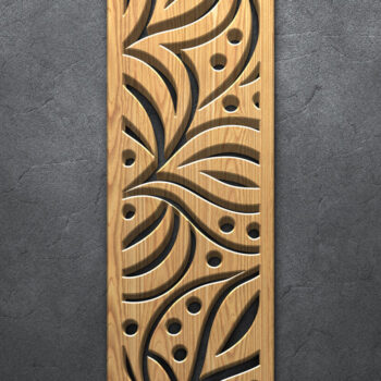 Intra απο ξύλο plywood 3mm-4mm πάχος Abstract & Floral  Panel Δίασταση 3600x5400 cm INTRAFABR-122881905 - Image 4