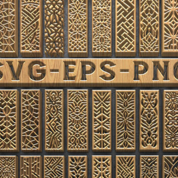 Intra απο ξύλο plywood 3mm-4mm πάχος Αφηρημένο πάνελ κοπής με λέιζερ Δίασταση 3600x7200 cm INTRAFABR-124680244 - Image 1