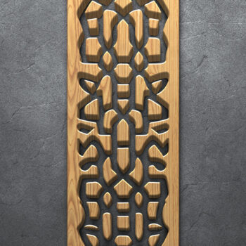 Intra απο ξύλο plywood 3mm-4mm πάχος Αφηρημένο πάνελ κοπής με λέιζερ Δίασταση 3600x7200 cm INTRAFABR-124680244 - Image 5