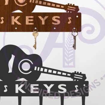 Intra απο ξύλο plywood 3mm-4mm πάχος Σχέδια κλειδαριάς ακουστικής κιθάρας Δίασταση 12x12 cm INTRAFABR-123118091 - Image 1