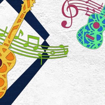 Intra απο ξύλο plywood 3mm-4mm πάχος Κιθάρα ακουστικών κυμάτων και μουσική Δίασταση 30x30 cm INTRAFABR-34672355 - Image 1