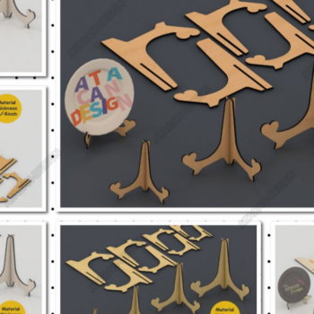 Intra απο ξύλο plywood 3mm-4mm πάχος Δέσμη ρυθμιζόμενης βάσης καβαλέτο 138 Δίασταση 20x30 cm INTRAFABR-118107432 - Image 1