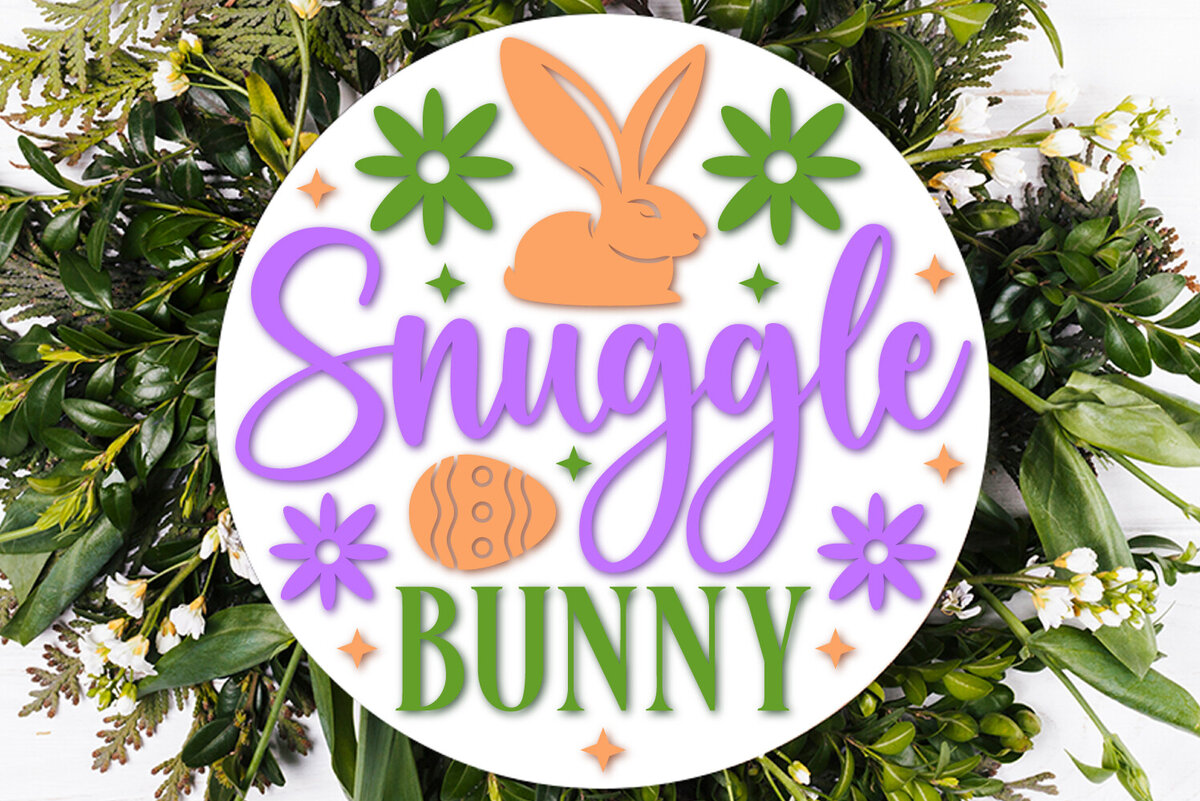 Intra απο ξύλο plywood 3mm-4mm πάχος Αξιολάτρευτο Πασχαλινό λαγουδάκι Snuggle Δίασταση 4x4 cm INTRAFABR-118046089