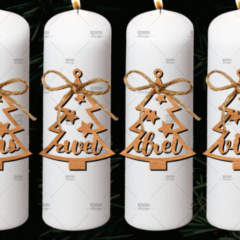 Intra απο ξύλο plywood 3mm-4mm πάχος Advent Numbers, Number Pendants Δίασταση 4x4 cm INTRAFABR-106524401 - Image 1