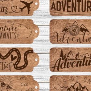 Intra απο ξύλο plywood 3mm-4mm πάχος Adventures Keychain Δίασταση 6x6 cm INTRAFABR-40540390