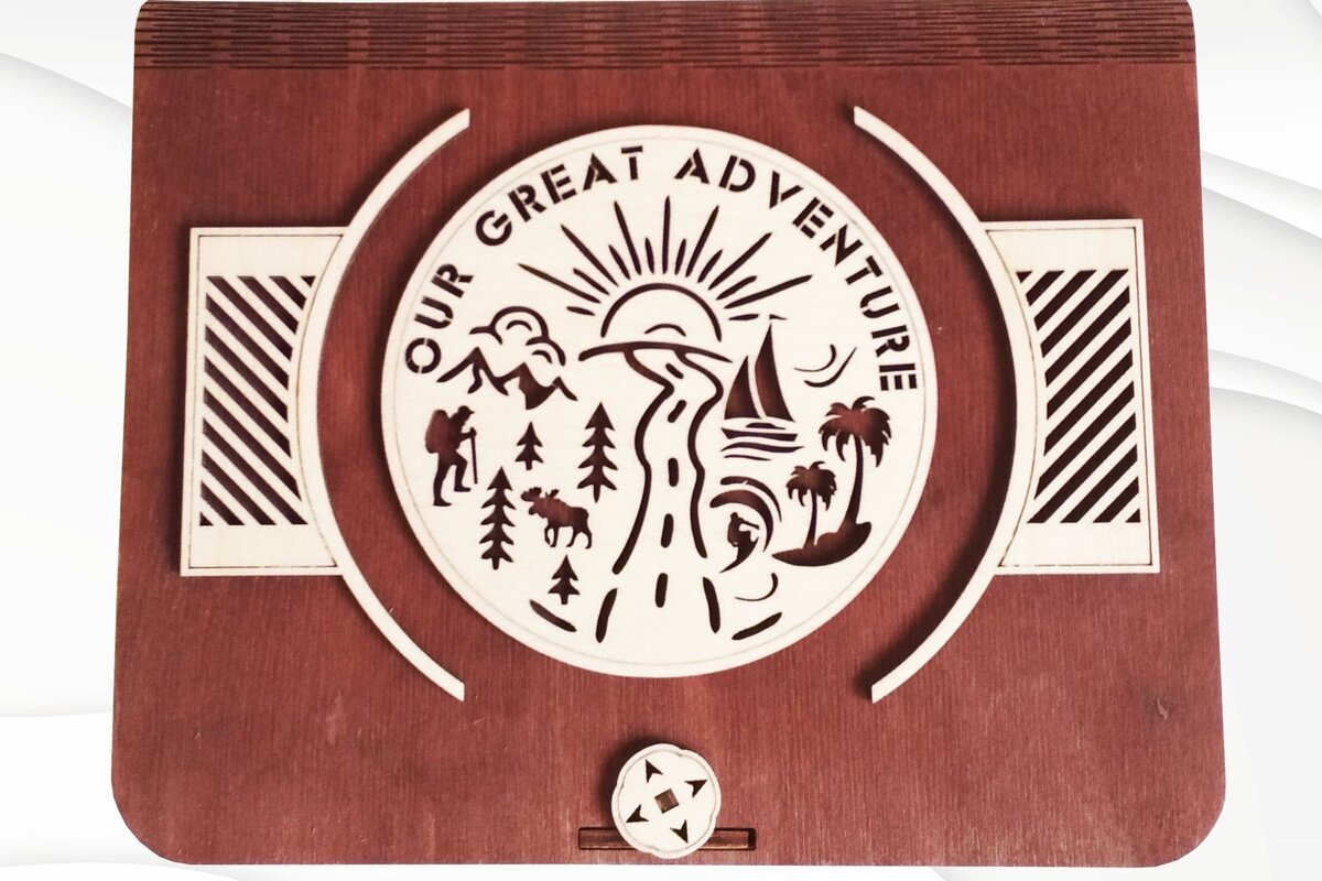 Intra απο ξύλο plywood 3mm-4mm πάχος Άλμπουμ Adventure, Ready Use ting Δίασταση 15x15 cm INTRAFABR-32798576 - Image 6