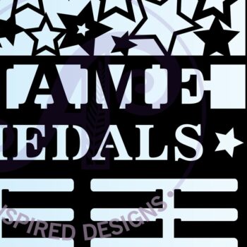 Intra απο ξύλο plywood 3mm-4mm πάχος Κάτοχος μεταλλίου All Stars Δίασταση 34x34 cm INTRAFABR-66503921 - Image 4