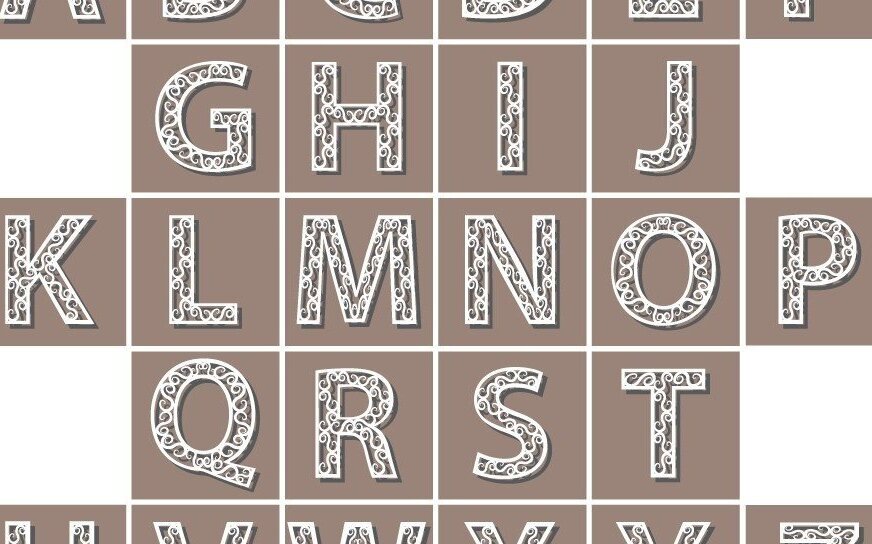 Intra απο ξύλο plywood 3mm-4mm πάχος Αλφάβητο Δίασταση 6x6 cm INTRAFABR-33084101