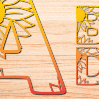 Intra απο ξύλο plywood 3mm-4mm πάχος Cut Alphabet a-z με λέιζερ/χαρτί Δίασταση 15x15 cm INTRAFABR-29765072 - Image 1