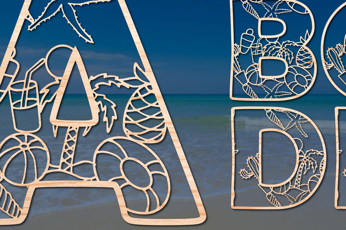 Intra απο ξύλο plywood 3mm-4mm πάχος Cut Alphabet a-z με λέιζερ/χαρτί Δίασταση 15x15 cm INTRAFABR-29180002