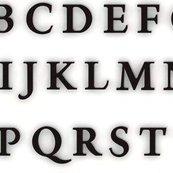 Intra απο ξύλο plywood 3mm-4mm πάχος Μοτίβο αστεριού γράμματα γραμματοσειράς αλφαβήτου Δίασταση 30x20 cm INTRAFABR-39074325 - Image 1