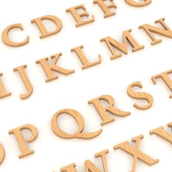 Intra απο ξύλο plywood 3mm-4mm πάχος Μοτίβο αστεριού γράμματα γραμματοσειράς αλφαβήτου Δίασταση 30x20 cm INTRAFABR-39074325 - Image 2