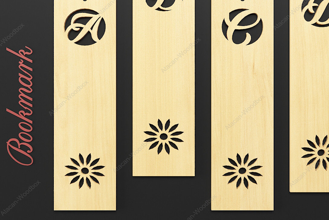 Intra απο ξύλο plywood 3mm-4mm πάχος / βιβλίο προτύπων σελιδοδεικτών αλφαβήτου Δίασταση 30x20 cm INTRAFABR-69532749 - Image 1