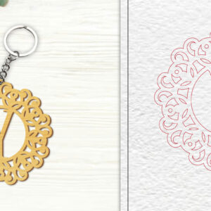 Intra απο ξύλο plywood 3mm-4mm πάχος Alphabet Keychain  Letter Y Δίασταση 6x6 cm INTRAFABR-100382727