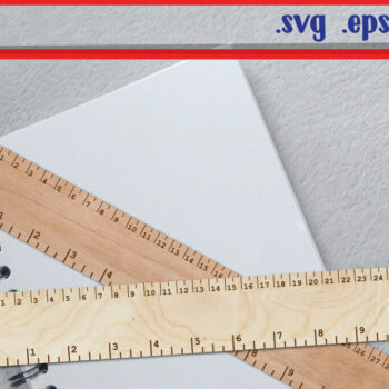 Intra απο ξύλο plywood 3mm-4mm πάχος America Ruler - USA Ruler Δίασταση 30x30 cm INTRAFABR-119472438 - Image 1