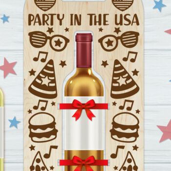 Intra απο ξύλο plywood 3mm-4mm πάχος Βάση μπουκαλιών κρασιού America Δίασταση 30x20 cm INTRAFABR-123191967 - Image 1