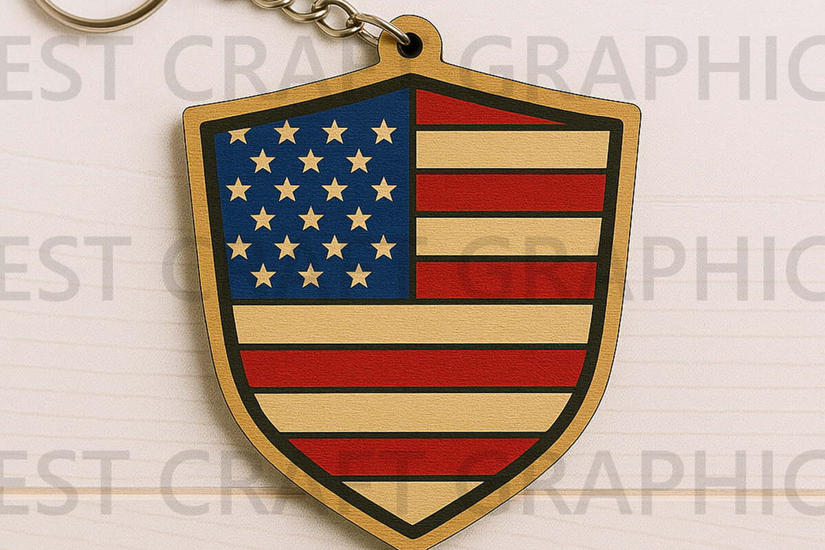 Intra απο ξύλο plywood 3mm-4mm πάχος Μπρελόκ American Eagle Δίασταση 4x4 cm INTRAFABR-122667864 - Image 10