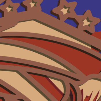 Intra απο ξύλο plywood 3mm-4mm πάχος American Flag Butterfly Multilayer Δίασταση 30x20 cm INTRAFABR-80682445 - Image 4