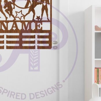 Intra απο ξύλο plywood 3mm-4mm πάχος Όνομα κατόχου ανδρικού μεταλλίου αμερικανικού ποδοσφαίρου Δίασταση 34x34 cm INTRAFABR-86622460 - Image 3