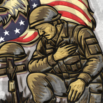 Intra απο ξύλο plywood 3mm-4mm πάχος American Heroes Eagle 4 Ιουλίου Δίασταση 25x25 cm INTRAFABR-123357323 - Image 5
