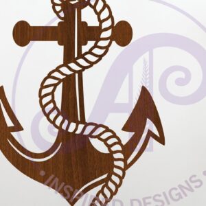 Intra απο ξύλο plywood 3mm-4mm πάχος Anchor Cut out Sign Wall Cut  Δίασταση 10x10 cm INTRAFABR-115464542