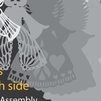 Intra απο ξύλο plywood 3mm-4mm πάχος Πρότυπο διακοσμήσεων με τρισδιάστατο χαρτί αγγέλου Δίασταση 15x15 cm INTRAFABR-17488011 - Image 3