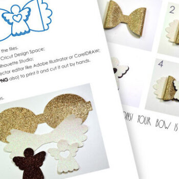 Intra απο ξύλο plywood 3mm-4mm πάχος Πρότυπο τόξου αγγέλου Δίασταση 15x15 cm INTRAFABR-16276407 - Image 3