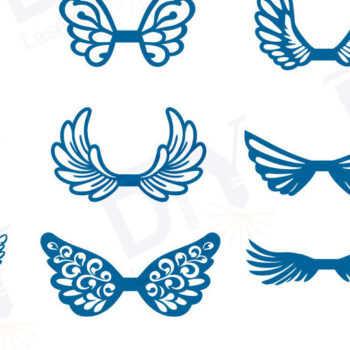 Intra απο ξύλο plywood 3mm-4mm πάχος Angel Wings Macrame Δίασταση 20x30 cm INTRAFABR-109169561 - Image 3