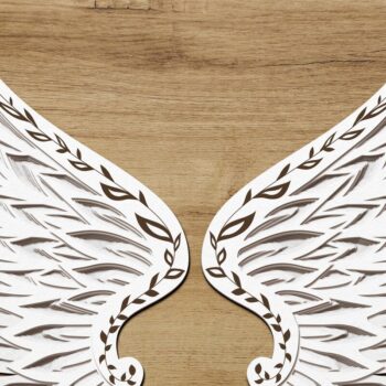 Intra απο ξύλο plywood 3mm-4mm πάχος Πρότυπο & χαρτιού ANGELS WINGS Δίασταση 40x40 cm INTRAFABR-33739938 - Image 6