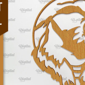 Intra απο ξύλο plywood 3mm-4mm πάχος Δέσμη κοπής  Art Wall Art Animal Forest Δίασταση 40x40 cm INTRAFABR-94747391 - Image 10