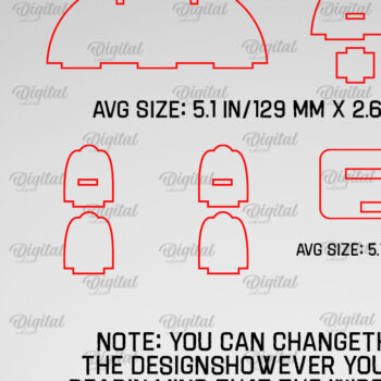 Intra απο ξύλο plywood 3mm-4mm πάχος θήκη για γυαλιά ζώων Δίασταση 30x20 cm INTRAFABR-94914260 - Image 2