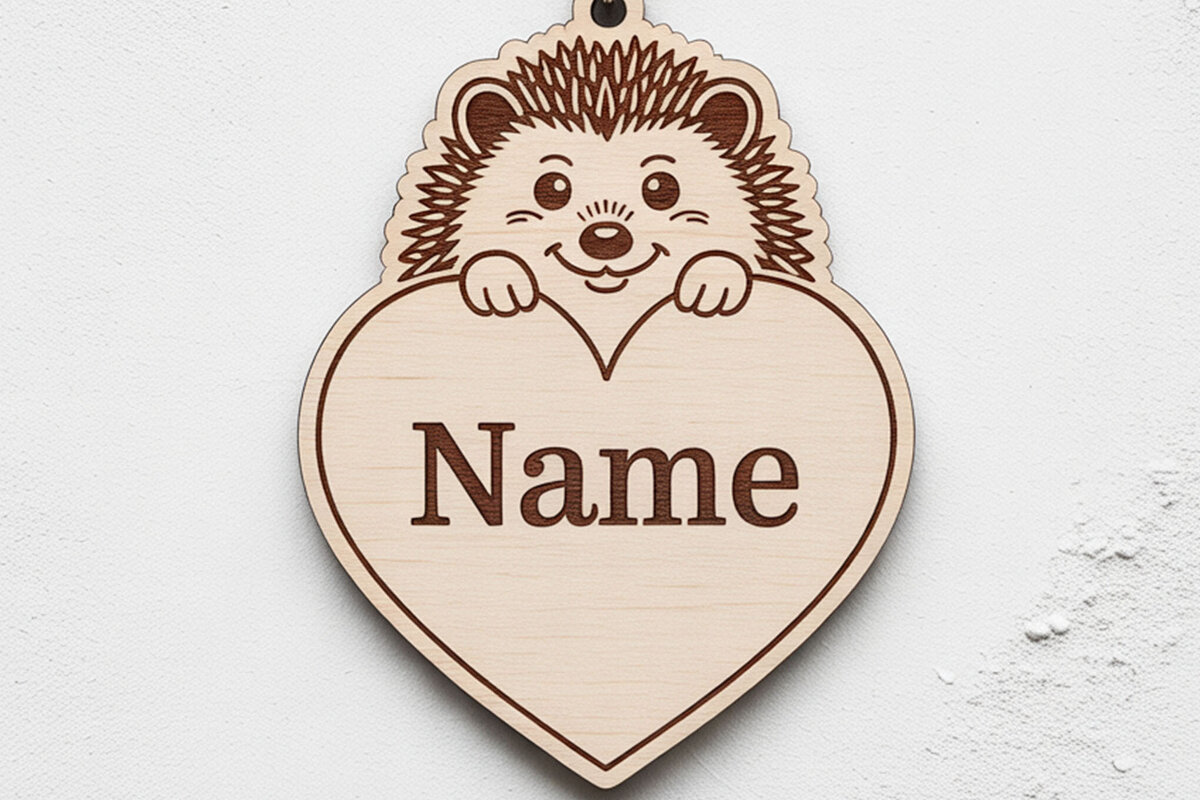 Intra απο ξύλο plywood 3mm-4mm πάχος Mega Keychain με όνομα ζώου Δίασταση 6x6 cm INTRAFABR-122896174 - Image 14