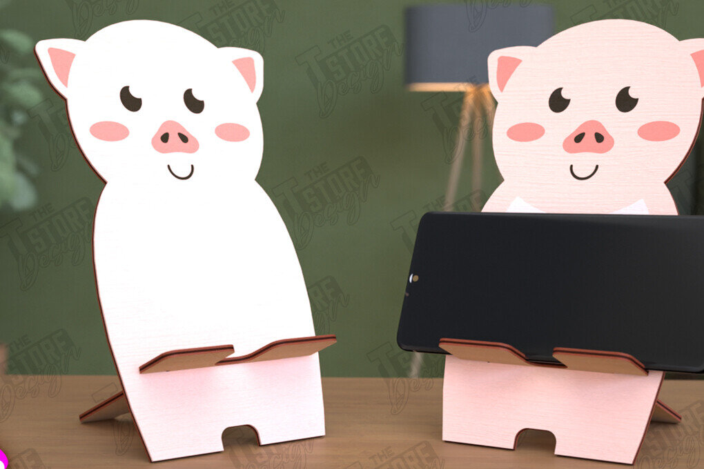 Intra απο ξύλο plywood 3mm-4mm πάχος βάσης τηλεφώνου ζώων | 3D  Δίασταση 30x20 cm INTRAFABR-114429632