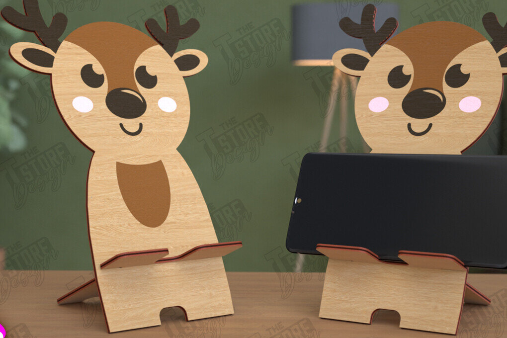 Intra απο ξύλο plywood 3mm-4mm πάχος βάσης τηλεφώνου ζώων | 3D  Δίασταση 30x20 cm INTRAFABR-114429686